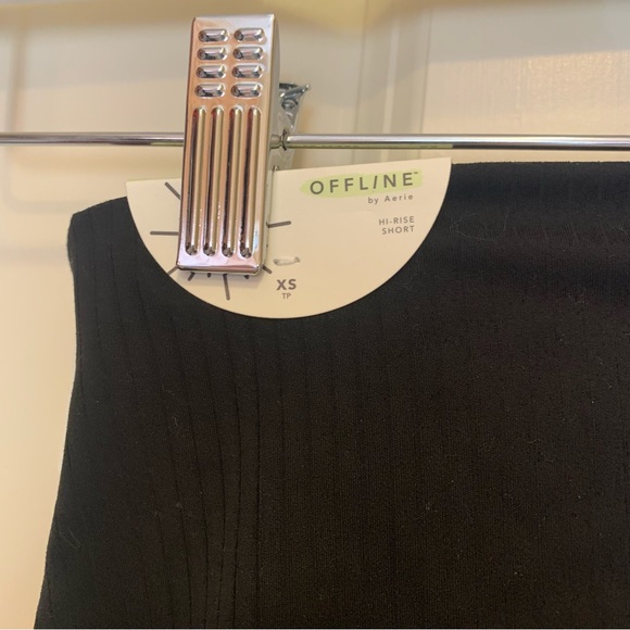 OFFLINE By Aerie Real Me High Waisted Crossbody Rib Super Flare Leggings - Picture 11 of 11